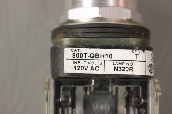 ALLEN BRADLEY PUSH BUTTON 800T-QBH10