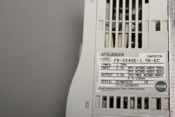 MITSUBISHI INVERTER DRIVE   FR-S540E-1.5K-EC