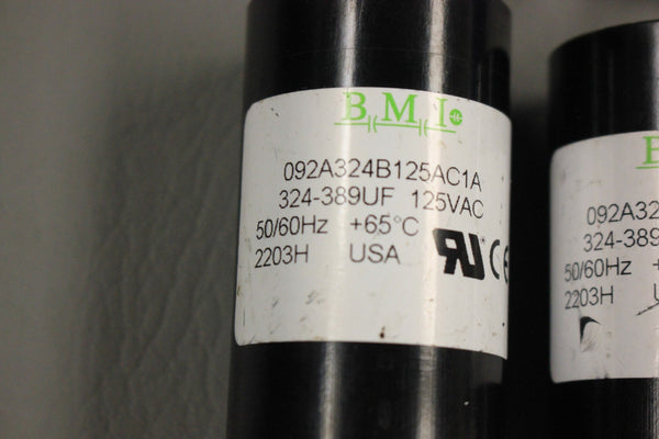 LOT OF 2 NEW BMI 092A324B125AC1A 125 VAC START CAPACITORS
