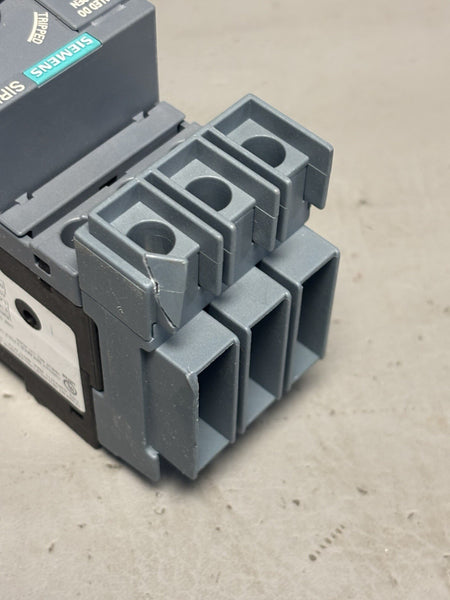 SIEMENS 3RV2711-0JD10 1AMP 3POLE 600Y/347V CIRCUIT BREAKER