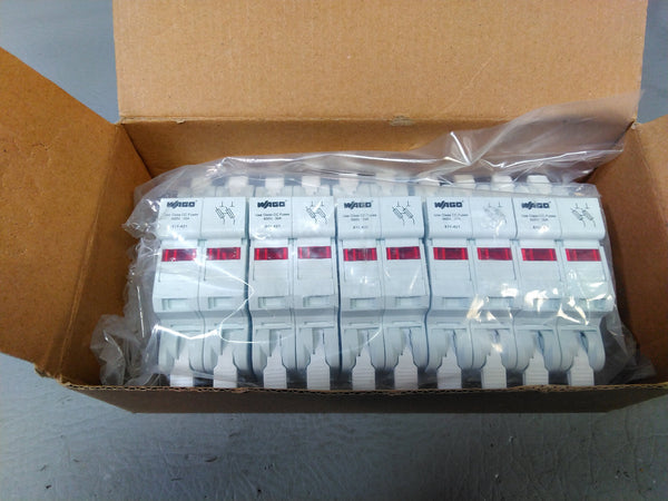 LOT OF 5 NEW WAGO FUSE HOLDERS 811-421