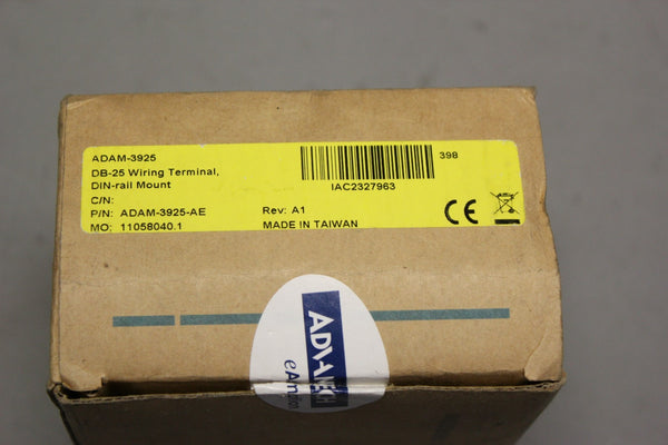 NEW ADVANTECH DB-25 WIRING TERMINAL ADAM-3925
