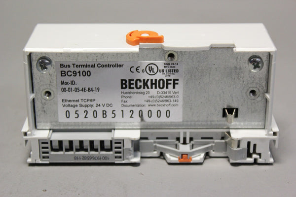 BECKHOFF BUS TERMINAL CONTROLLER  BC9100