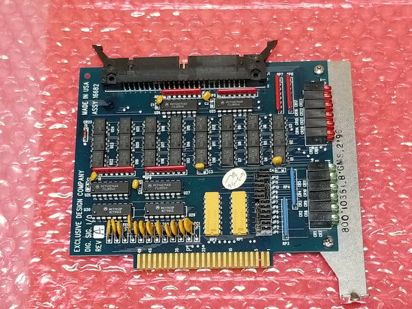 Exclusive Design EDC Digital Signal I/O Board 16682 Rev. A