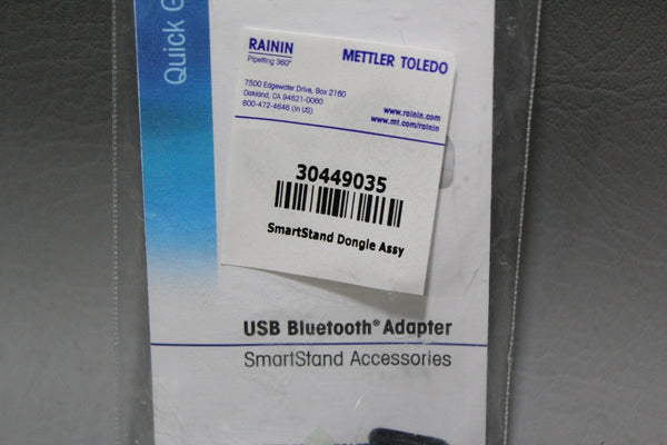 NEW METTLER TOLEDO RAININ USB BLUETOOTH ADAPTER SMART STAND DONGLE 30449035