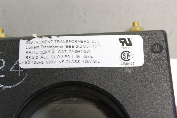 Unused INSTRUMENT TRANSFORMERS CURRENT TRANSFORMER 300:5 A 7ASHT-301