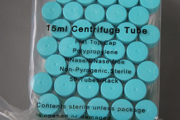 NEW PACK OF 50 NEST 15ml CENTRIFUGE TUBES 601051
