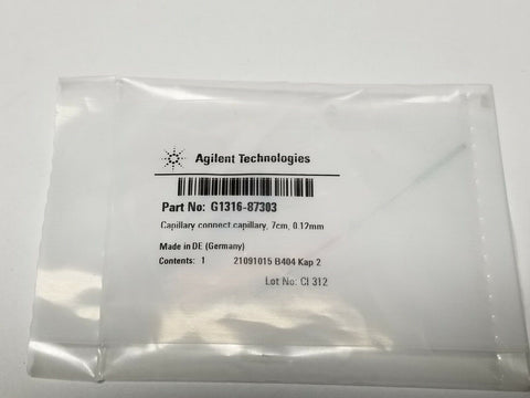New Agilent Capillary Connect Capillary 7cm, 0.12mm G1316-87303