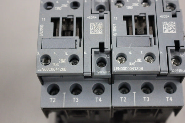 NEW SIEMENS SIRIUS CONTACTOR LOT OF 2 LEN00C004120B