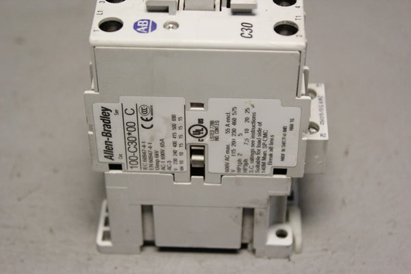 ALLEN-BRADLEY CONTACTOR 100-C30B00 series C
