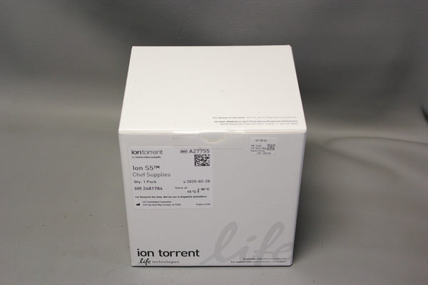 NEW THERMO IONTORRENT ION S5 CHEF SUPPLIES A27755 EXP 2025-02-28
