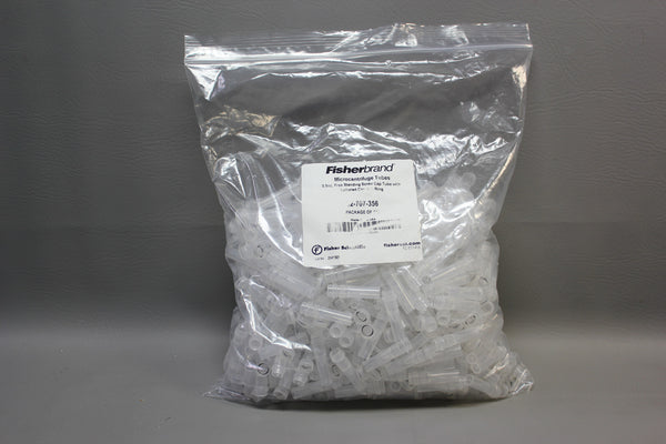 Fisherbrand 02-707-356 Microcentrifuge Tubes 0.5mL Free Standing Screw Caps