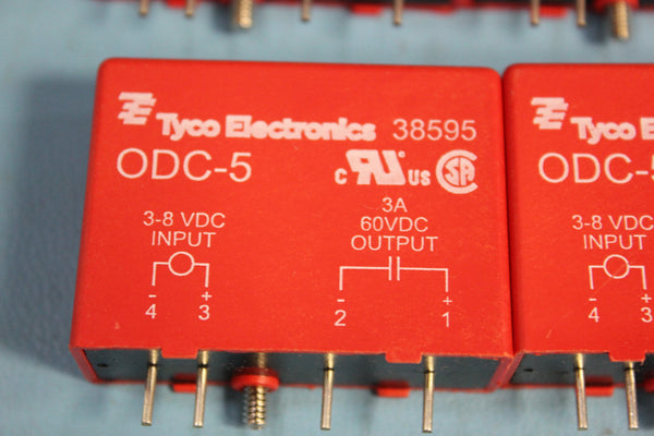 Lot Of 4 Tyco Electronics ODC-5 Output Module 60VDC 3A
