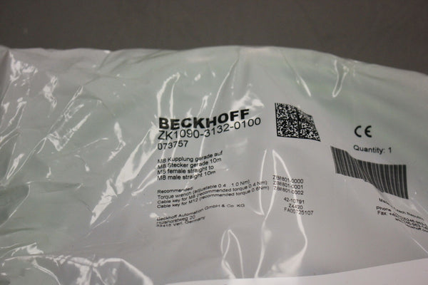 BECKHOFF CABLE ETHERCAT POWER ZK1090-3132-0100 073757