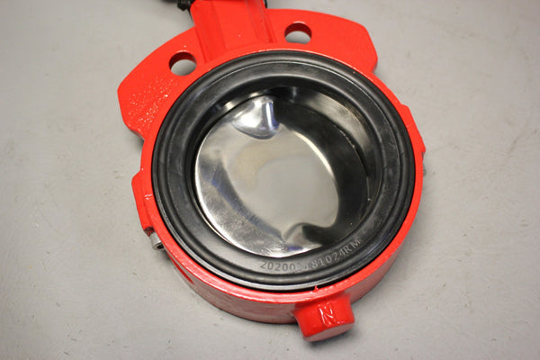 NEW BRAY 4" BUTTERFLY VALVE  SERIES 20