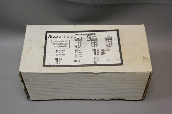 NEW RAL RIG-A-LITE HAZARDOUS LOCATION LUMINAIRE CVPH15I24HRGC