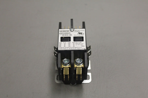 SIEMENS 45EG20AG DEFINITE PURPOSE CONTACTOR