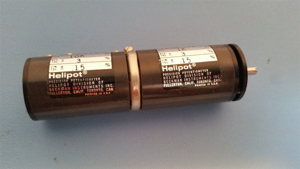  Beckman Helipot Dual Precision Potentiometer 10k & 1k 7233-119-3 Pot