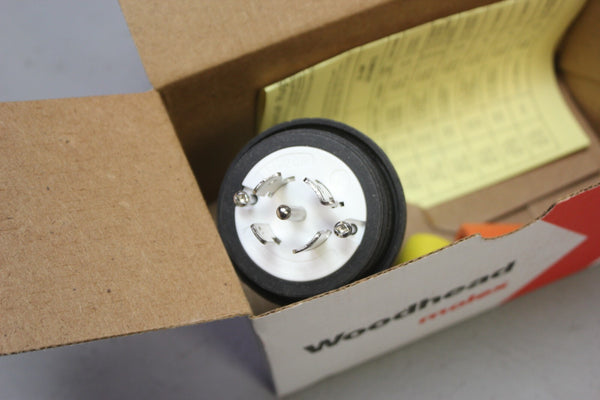 NEW WOODHEAD/MOLEX WATERTITE PLUG 26W81BLK