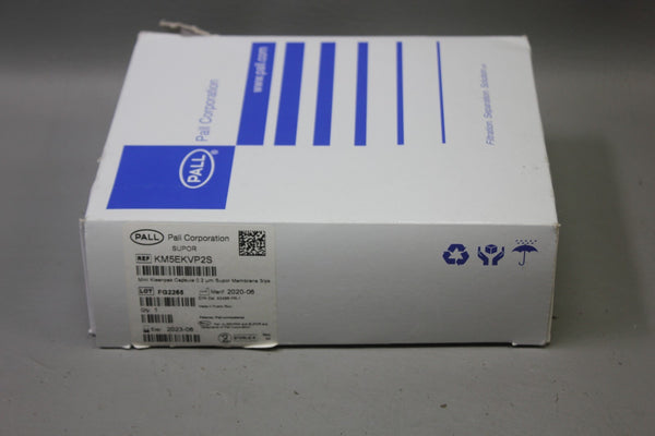 PALL MINI KLEENPAK CAPSULE 0.2 UM KM5EKVP2S 1 FILTER & 8 KM2EKVS FILTERS