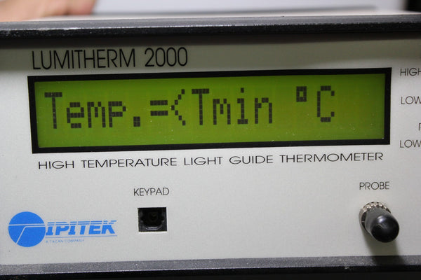 IPITEK LUMITHERM 2000 HIGH TEMPERATURE LIGHT GUIDE THERMOMETER