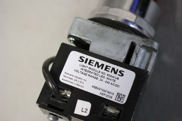 UNUSED SIEMENS 52PT6U2A ILLUMINATED PUSHBUTTON