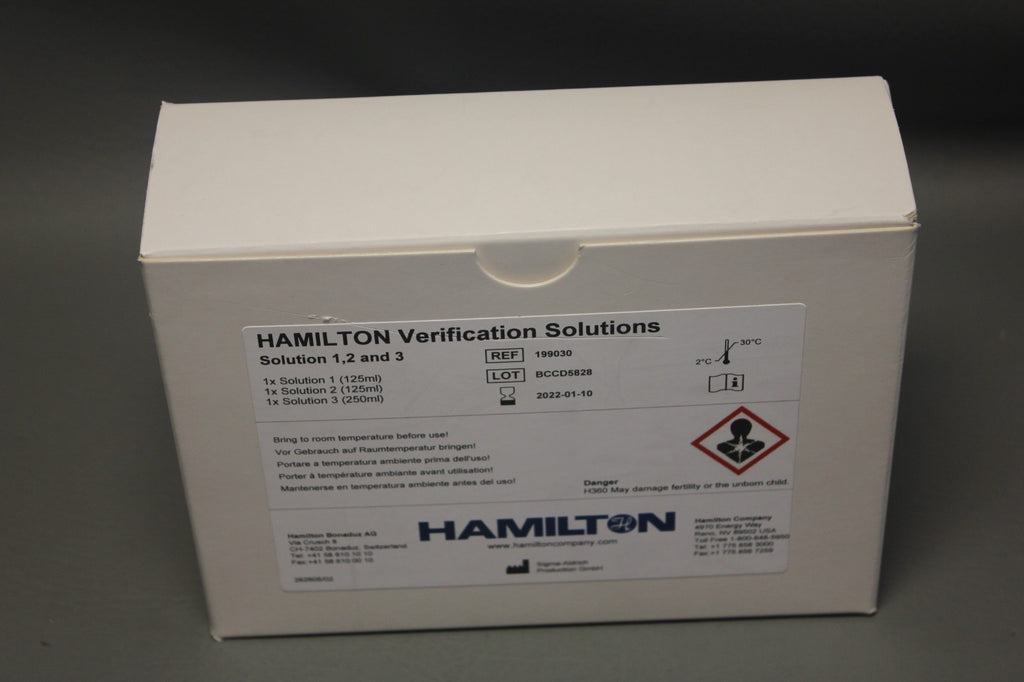 NEW HAMILTON VERIFICATION SOLUTIONS 1, 2 & 3 REF: 199030 EXP 2022-01-10