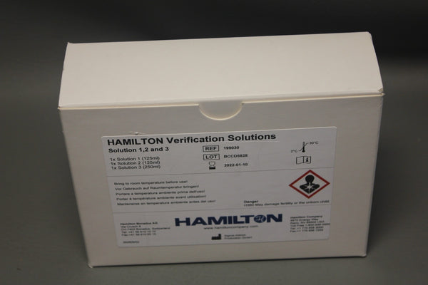 NEW HAMILTON VERIFICATION SOLUTIONS 1, 2 & 3 REF: 199030 EXP 2022-01-10