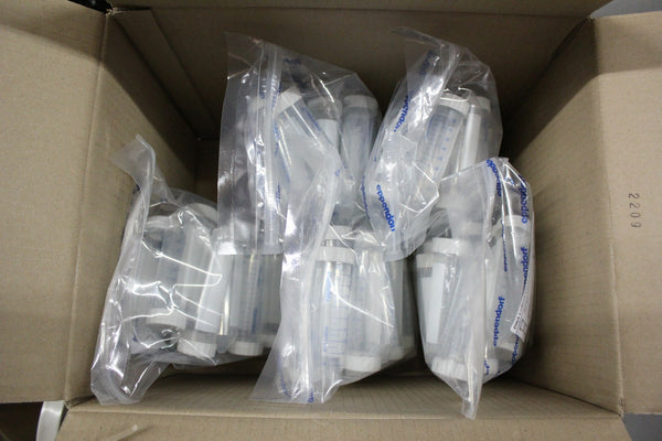NEW CASE OF 125 EPPENDORF 50mL PCR CLEAN CONICAL TUBES 25/BAG 0030122232