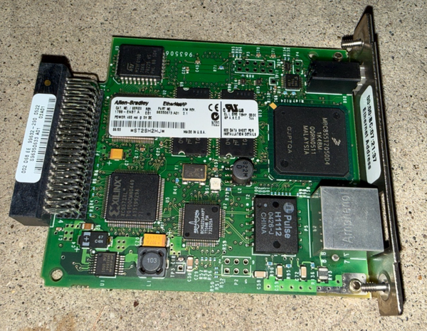 ALLEN BRADLEY FLEX I/O ETHERNET CONTROL MODULE 1788-ENBT Series A FW 2.1