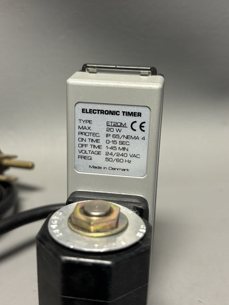 ET20M Electronic Timer Solenoid Drain Valve 240vac 20w
