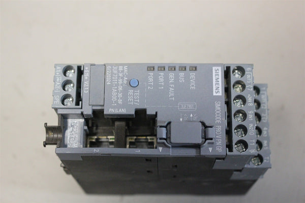 SIEMENS SIMOCODE PRO V PN GP ETHERNET/PROFINET MODULE 3UF7011-1AB00-1