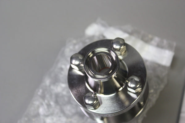 NEW BURKERT TRI-CLAMP SS DN10 LINE INSPECTION FULL VIEW SIGHT GLASS BBS-3F