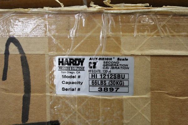 NEW HARDY HI 1212 UNIVERSAL BENCH SCALE 66LBS HI 1212SBU-66 ANY-WEIGH