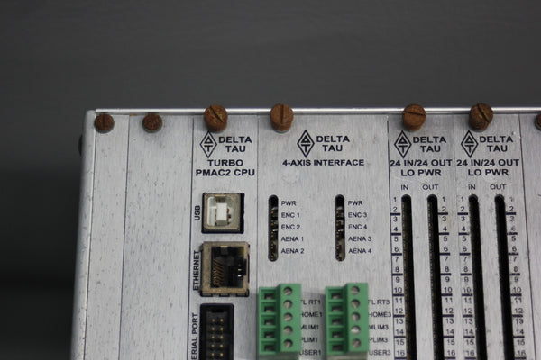 DELTA TAU MOTION CONTROL RACK WITH CPU & MODULES
