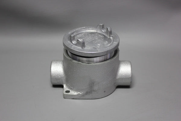 EATON CROUSE-HINDS CONDULET EABT36 1" TYPE T CONDUIT OUTLET BOX WITH COVER