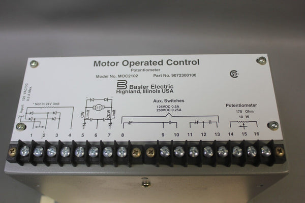 NEW BASLER ELECTRIC POTENTIOMETER  MOC21029072300100