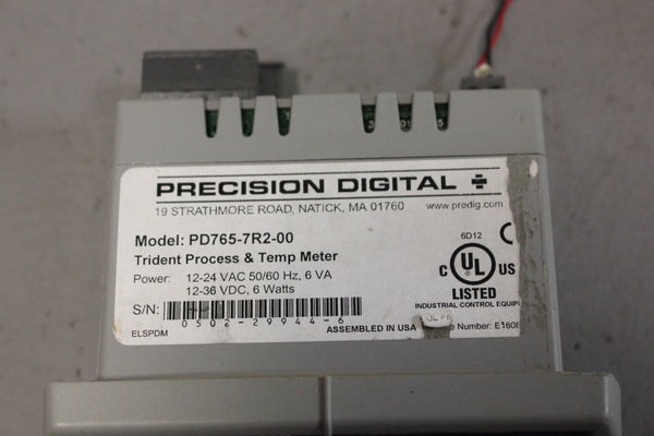 PRECISION DIGITAL TRIDENT PROCESS & TEMPERATURE METER PD765-7R2-00
