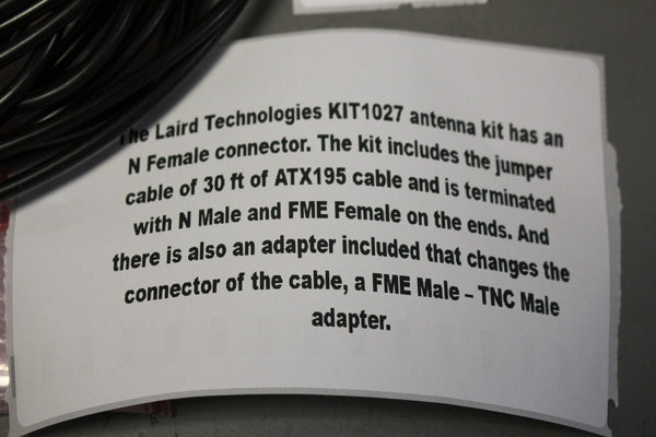 New LAIRD Fiberglass Antenna Kit, Cell/ PCS, Omnidirectional KIT1027 442726