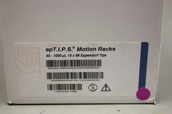EPPENDORF epTIPS MOTION RACKS, 1000 μL 10 X 96 TIPS