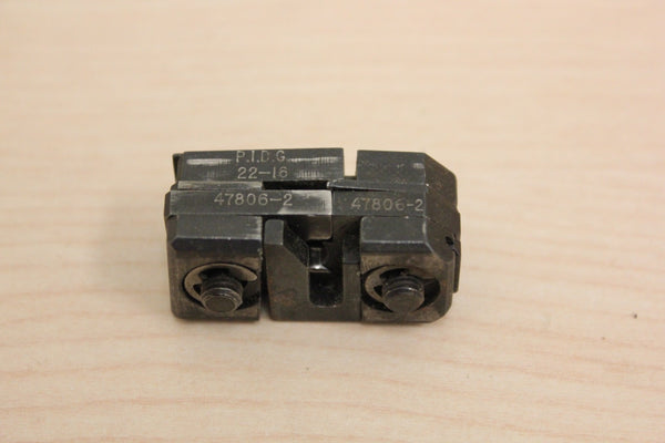 AMP Crimper Tool Die Set 47806-2 PIDG 22-16
