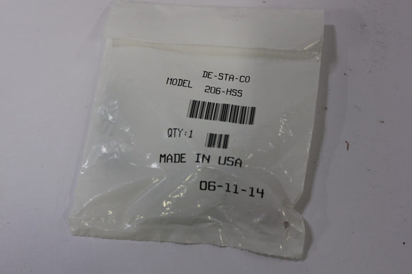 DE-STA-CO Destaco Flanged Base High U-Bar Horizontal Hold-Down Clamp 206-HSS