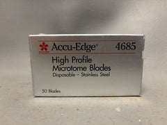 50 NEW Sakura Tissue-Tek 4685-50 Accu-Edge High Profile Microtome Blade