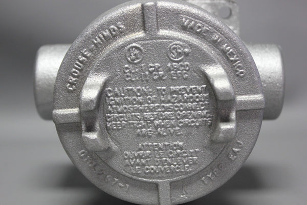 NEW CROUSE HINDS EAJT36, 1" HUB, ALUMINUM, T-TYPE EXPLOSIONPROOF OUT LET BOX