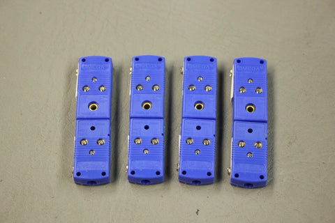 LOT OF 4 OMEGA MALE/FEMALE THERMOCOUPLE CONNECTORS TYPE T CO CP