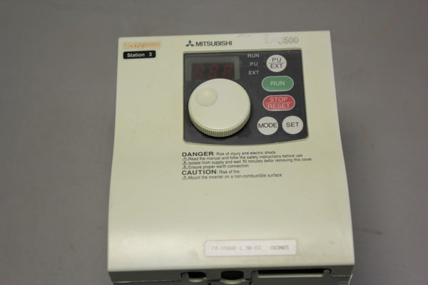 MITSUBISHI INVERTER DRIVE   FR-S540E-1.5K-EC