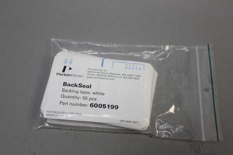 NEW 55- Perkin Elmer 6005199 White BackSeal 96/384 Microplate Backing Tape