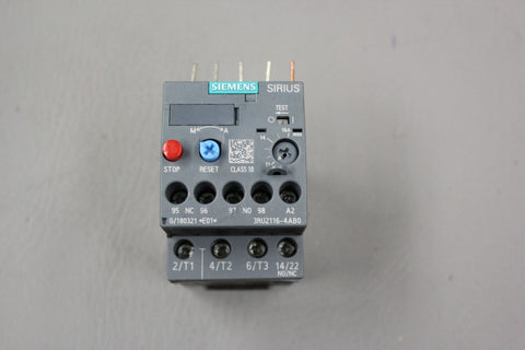 SIEMENS SIRIUS OVERLOAD RELAY 3RU2116-4ABO