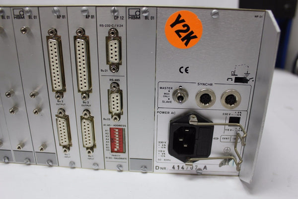 Hottinger Baldwin Messtechnik MGC Data Acquisition Rack System DAQ