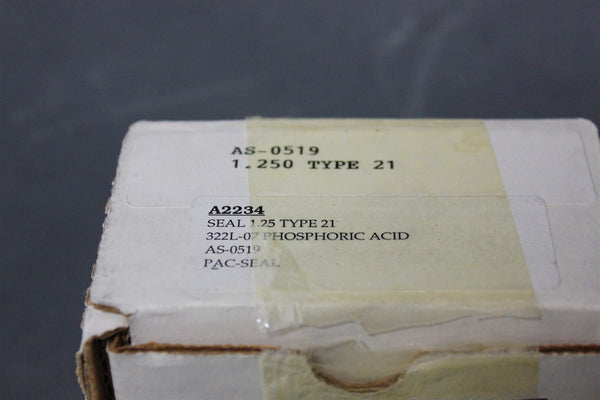  PAC-SEAL MECHANICAL SEAL 1.250 TYPE 21 AS-0519